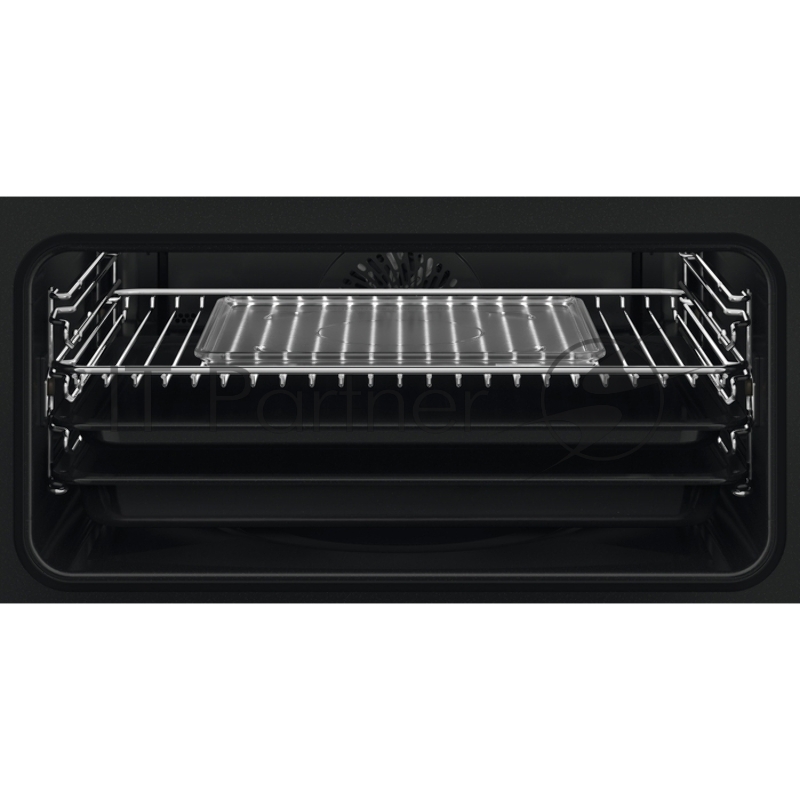 Встраиваемые электрические духовки ELECTROLUX/ Духовой шкаф CombiQuick с функцией микроволн, основной цвет - матовый черный, сенсорный дисплей EXCIte, цветной сенсорный ЖК-дисплей, электронное регулирование времени и температуры, будильник, таймер о