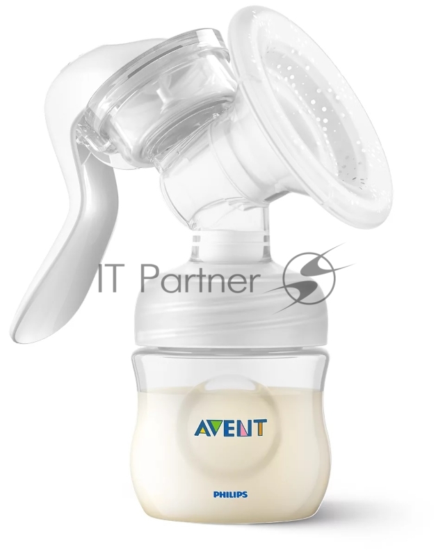 Молокоотсос ручной, вес 0.3 кг, технология Natural Motion, мягкая насадка с адаптивной формой, 3 контейнера для 180 мл. для хранения молока в комплекте