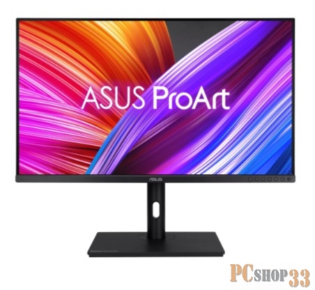 Монитор Asus 31.5 PA328QV черный IPS LED 5ms 16:9 HDMI M/M матовая HAS Piv 1000:1 350cd 178гр/178гр 2560x1440 DP 2K USB 11.68кг