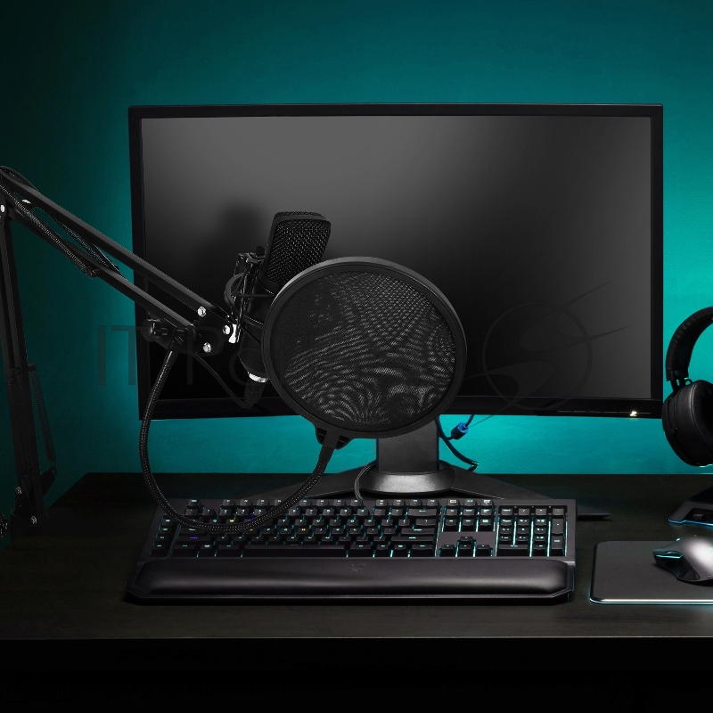 Микрофон проводной SunWind SW-SM400G 1.5м черный