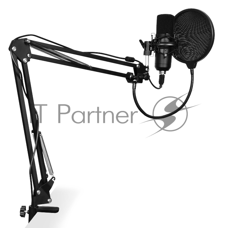 Микрофон проводной SunWind SW-SM400G 1.5м черный