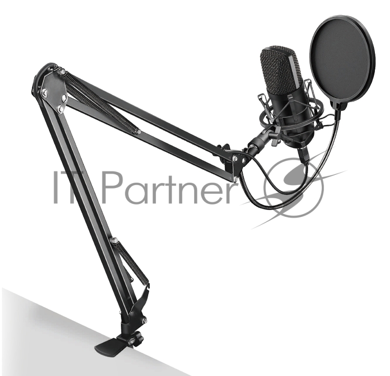 Микрофон проводной SunWind SW-SM400G 1.5м черный