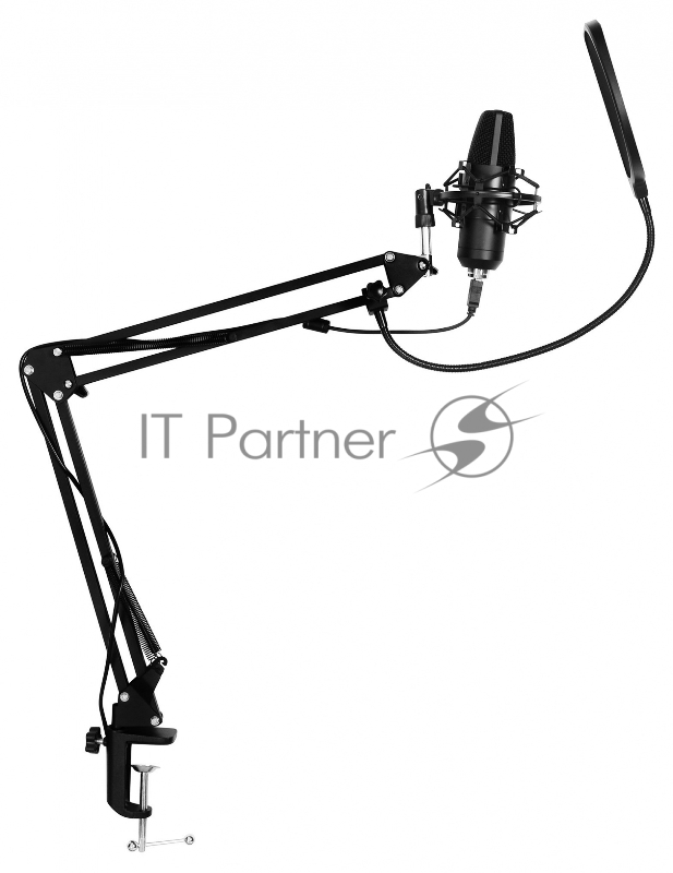 Микрофон проводной SunWind SW-SM400G 1.5м черный