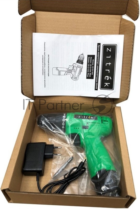 Дрель-шуруповерт Zitrek Green 12-Li-ion аккум. патрон:быстрозажимной (063-4041)