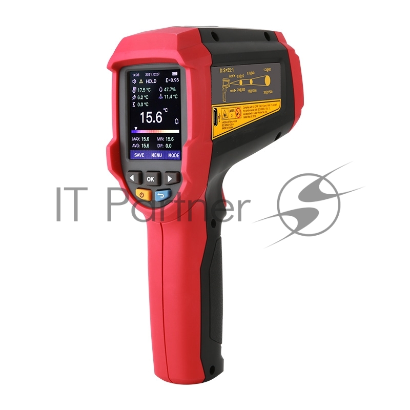 Инфракрасный термометр UT305A+ , -32C ~ 1850C, USB