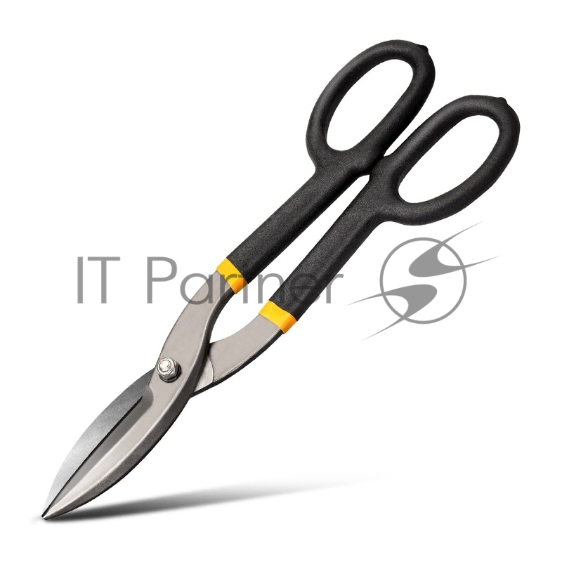 Ножницы по металлу прямые Deli DL25912 12 DL25912 310мм, высокоуглеродистая сталь 55, для резки холоднокатаного листа толщиной до 0,9 мм и листа из нержавеющей стали толщиной до 0,6 мм