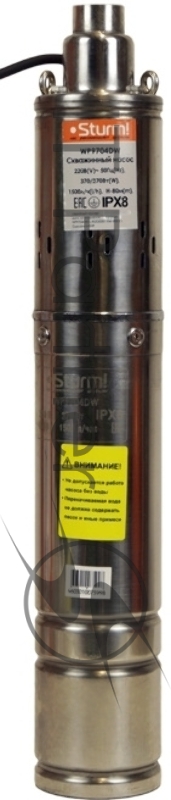 Насос STURM! WP9704DW скважинный винтовой sturm 370Вт диам 90мм