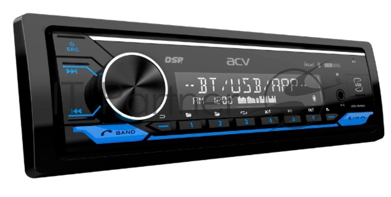 Автомагнитола ACV ADX-907BM 1DIN 4x50Вт