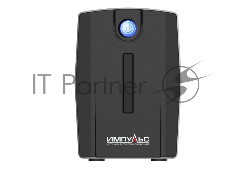 ИБП Импульс Юниор 1000 {1000 ВА/600 Вт, LED, АКБ 2х5Ач, IEC-C13x4},черный {00-КБ001551}