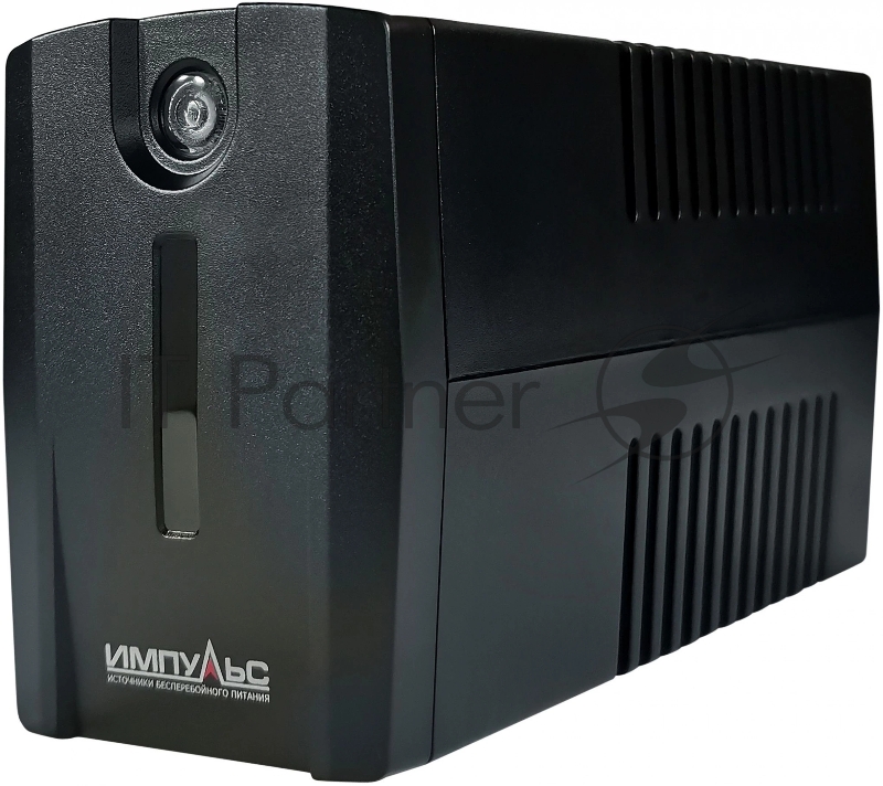 Источник бесперебойного питания Импульс Юниор Смарт 600 360Вт 600ВА черный