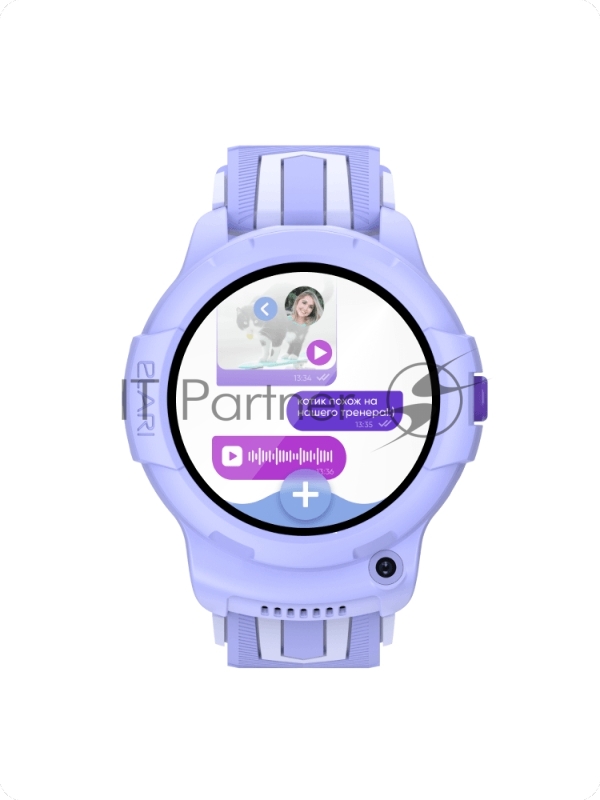 Детские умные часы телефон Elari Kidphone 4G Wink лиловый