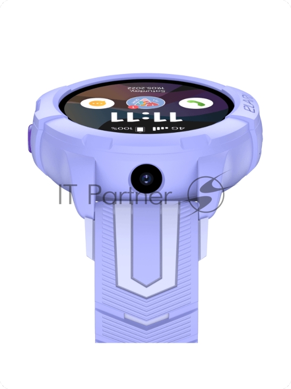 Детские умные часы телефон Elari Kidphone 4G Wink лиловый