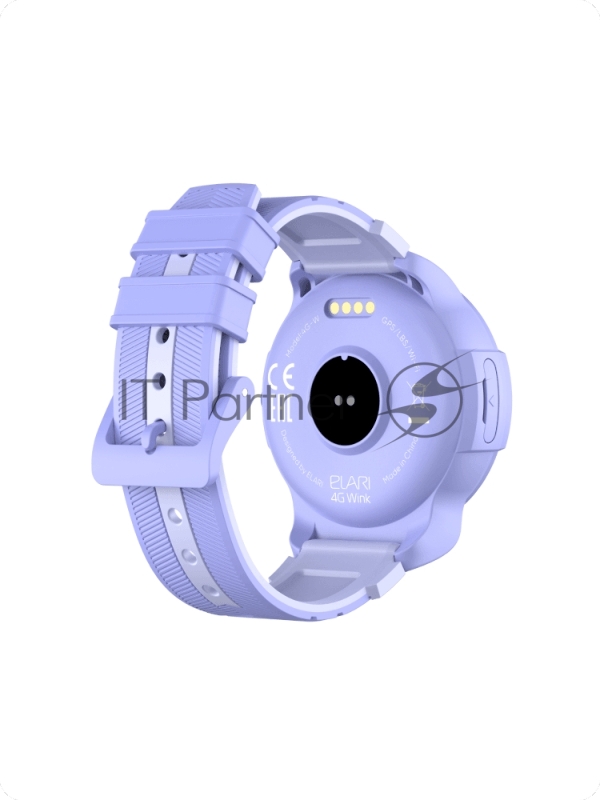 Детские умные часы телефон Elari Kidphone 4G Wink лиловый