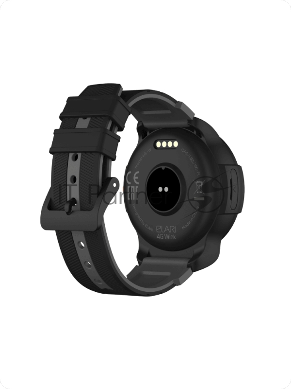 Детские умные часы телефон Elari Kidphone 4G Wink черный