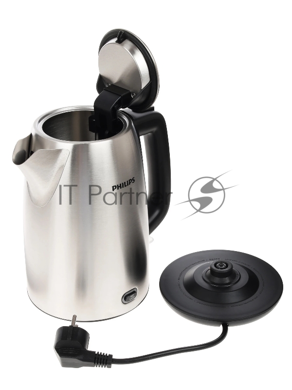 Чайник PHILIPS HD9353/90 объем 1.7 л мощность 2060 Вт индикация включения, поддержание тепла закрытая спираль установка на подставку в любом положении стальной корпус