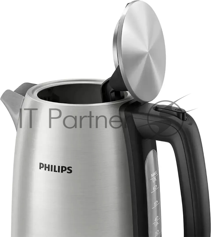 Чайник PHILIPS HD9353/90 объем 1.7 л мощность 2060 Вт индикация включения, поддержание тепла закрытая спираль установка на подставку в любом положении стальной корпус