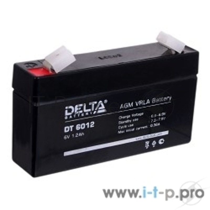 Батарея Delta DT 6012 (6V, 1.2Ah)