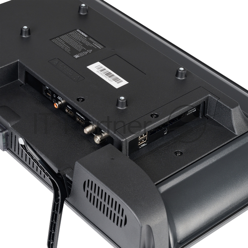 Телевизор LED Hyundai 24 H-LED24BS5001 Салют ТВ черный HD 60Hz DVB-T DVB-T2 DVB-C DVB-S DVB-S2 USB WiFi Smart TV