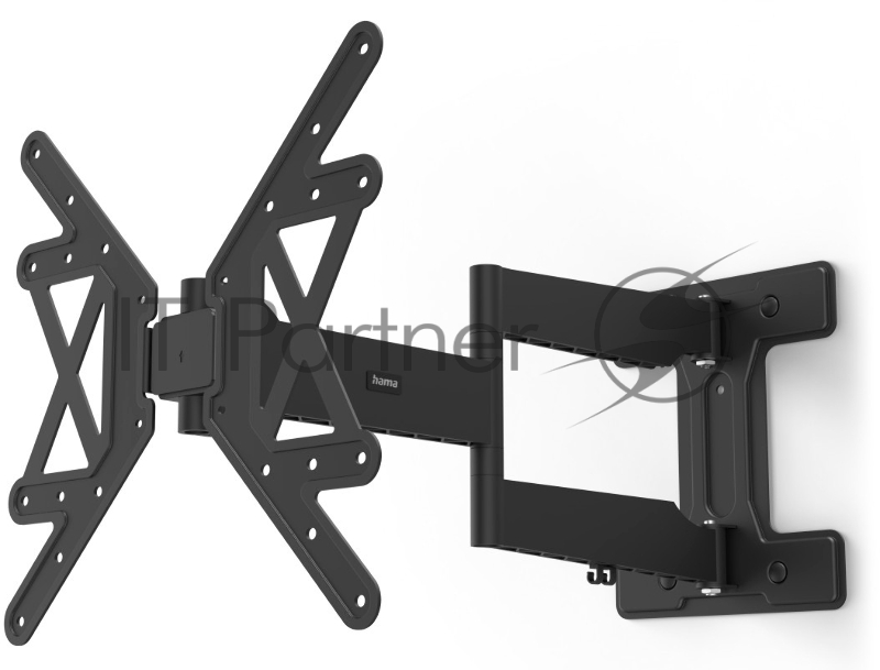 Кронштейн для телевизора Hama FULLMOTION TV Slim черный 32-65 макс.50кг настенный поворот