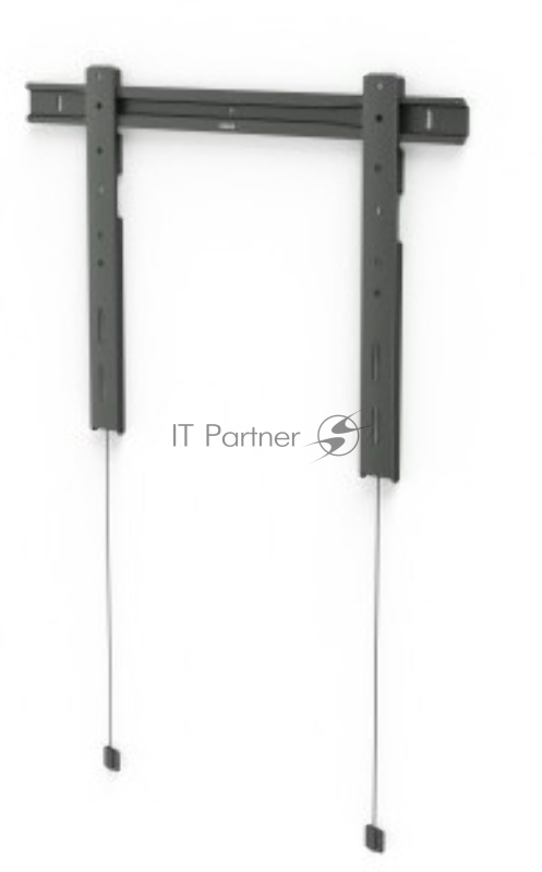 Кронштейн для телевизора Hama Ultraslim черный 37-90 макс.80кг настенный фиксированный