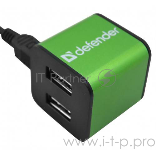 Контроллер DEFENDER USB QUADRO IRON USB 2.0, 4 порта, метал. корпус