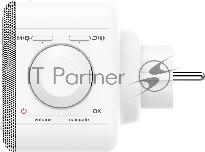 Радиоприемник портативный Hama DIR45BT белый USB