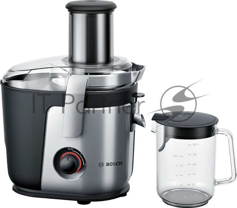 Cоковыжималка BOSCH Cоковыжималка BOSCH/ Универсальная соковыжималка, 1000Вт, металл. корпус (литой алюминий), 2 скорости