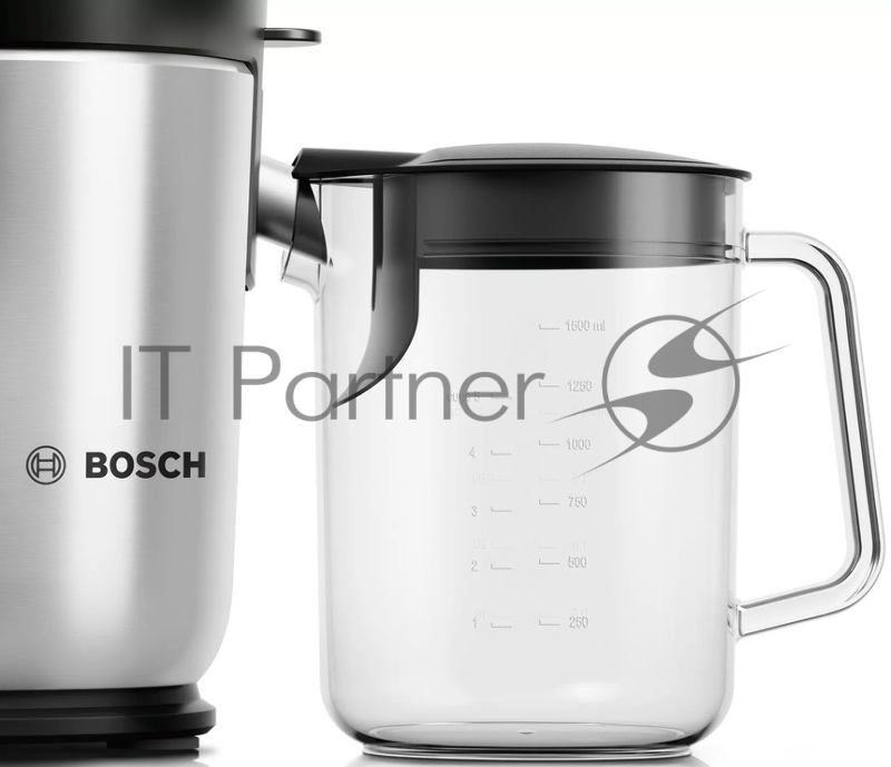 Cоковыжималка BOSCH Cоковыжималка BOSCH/ Универсальная соковыжималка, 1000Вт, металл. корпус (литой алюминий), 2 скорости