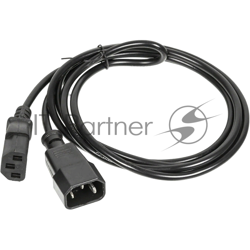 Cable with connector C13 - C14 on wire PVC 3 * 1.00 3.0 meter. black