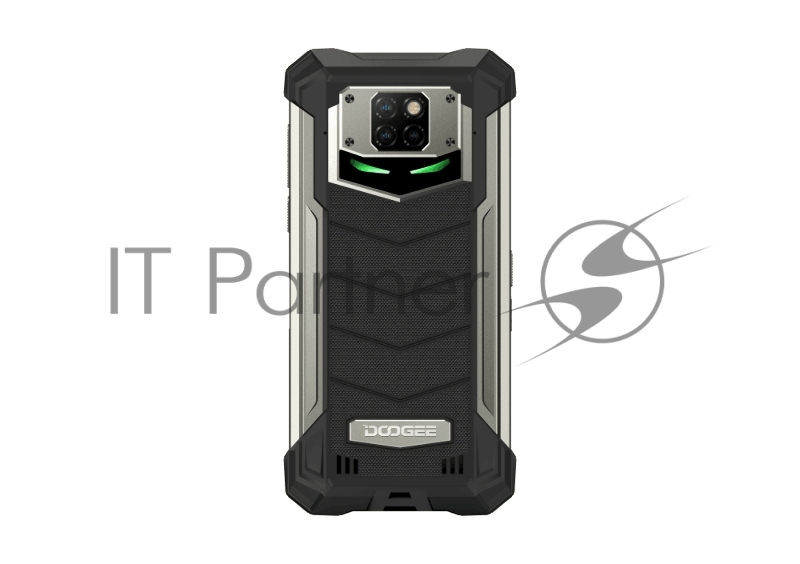 Смартфон Doogee S88Plus Mineral Black, 6.3 1080x2340, 2.1GHz, 8 Core, 8GB RAM, 128GB, up to 256GB flash, 48 МП + 8 МП + 8МП/16Mpix, 2 Sim, 2G, 3G, LTE, BT v4.2, Wi-Fi, NFC, GPS, Type-C, 10000 мА·ч, Android 10, 372 г, 171,6 ммx85,5 ммx18.7 мм