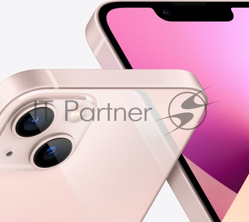 Смартфон Apple A2633 iPhone 13 128Gb 4Gb розовый моноблок 3G 4G 6.1 1170x2532 iOS 16 12Mpix 802.11 a/b/g/n/ac/ax NFC GPS GSM900/1800 GSM1900 TouchSc Protect