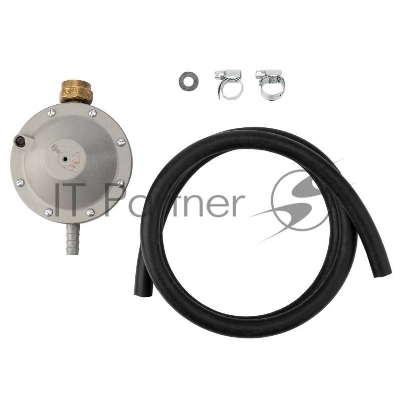 Комплект для подключения газового гриля с регулятором давления РДСГ 1-1,2 под шланг с внутренним диаметром 9 мм