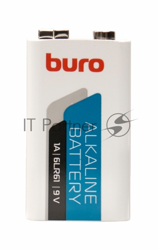 Батарея Buro Alkaline 6LR61 9V (1шт) блистер