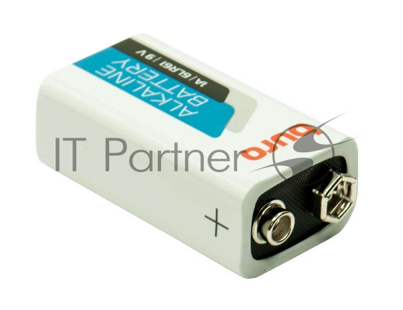Батарея Buro Alkaline 6LR61 9V (1шт) блистер