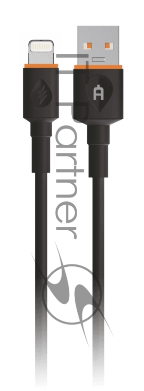 Кабель Alteracs USB-Lightning F01-AL Black