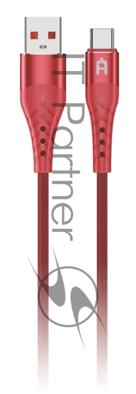 Кабель Alteracs USB-Type C FT01-AC текстиль Red