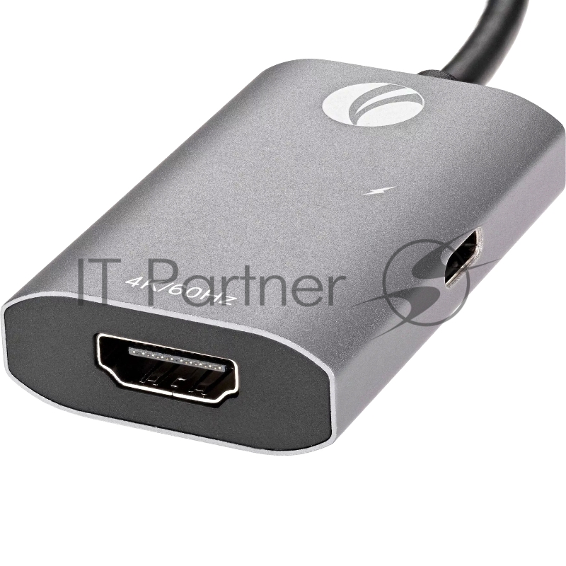 Адаптер VCOM CU452A USB 3.1 Type-Cm --> HDMI A(f) , 4K@60Hz, PD charging, Alum Shell, VCOM <CU452A>