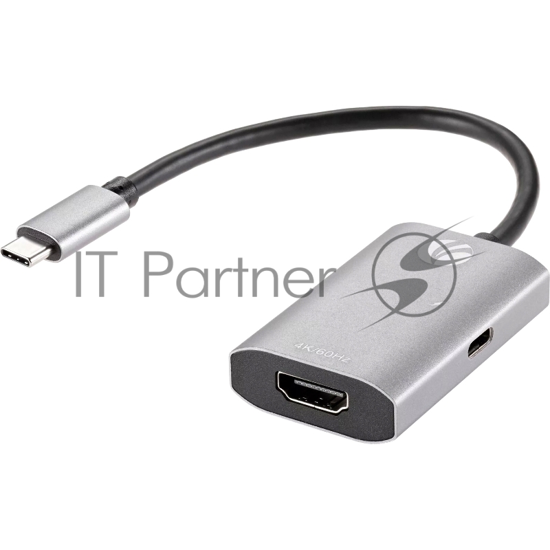 Адаптер VCOM CU452A USB 3.1 Type-Cm --> HDMI A(f) , 4K@60Hz, PD charging, Alum Shell, VCOM <CU452A>