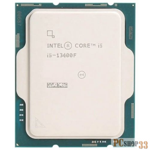 Процессор Intel Core i5-13400F OEM (Raptor Lake, Intel 7, C10(4EC/6PC)/T16, Base 1,80GHz(EC), Performance Base 2,50GHz(PC), Turbo 4,60GHz, Max Turbo 4,60GHz, Without Graphics, L2 9.5Mb, Cache 20Mb, Base TDP 65W, Turbo TDP 148W, S1700)