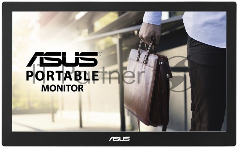 МОНИТОР 15.6 ASUS MB169B+ Black (IPS, LED, Wide, 1920x1080, 14ms, 160°/160°, 200 cd/m, 700:1, +USB,