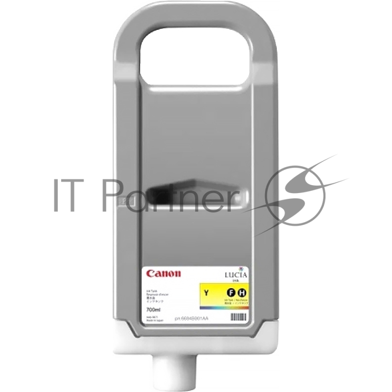 Картридж струйный Canon PFI-707 Y 9824B001 желтый (700мл) для Canon iPF830/iPF840/iPF850