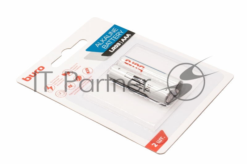 Батарея Buro Alkaline LR03 AAA (2шт) блистер