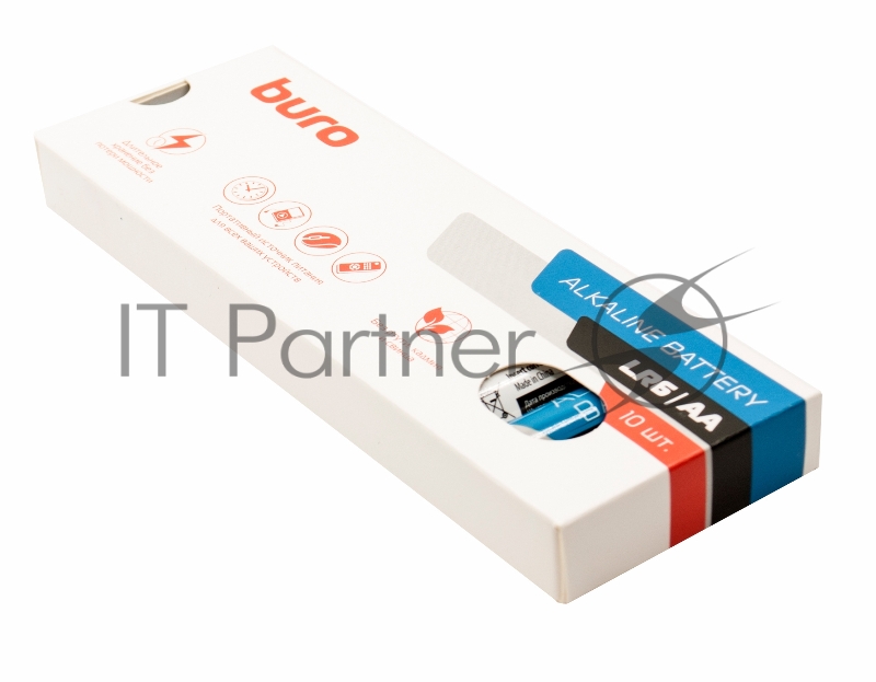 Батарея Buro Alkaline LR6 AA (10шт) коробка