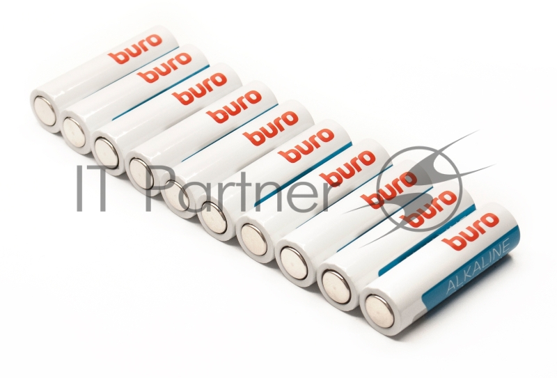 Батарея Buro Alkaline LR6 AA (10шт) коробка