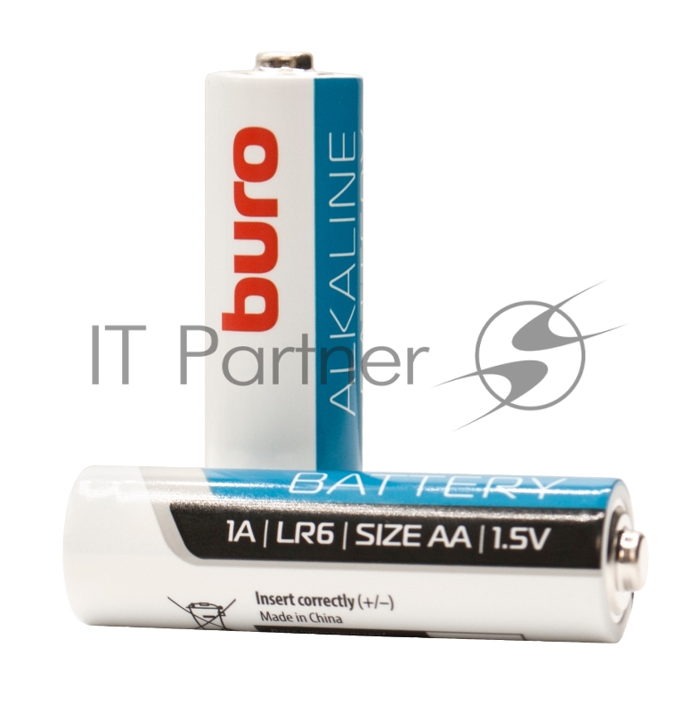Батарея Buro Alkaline LR6 AA (4шт) блистер