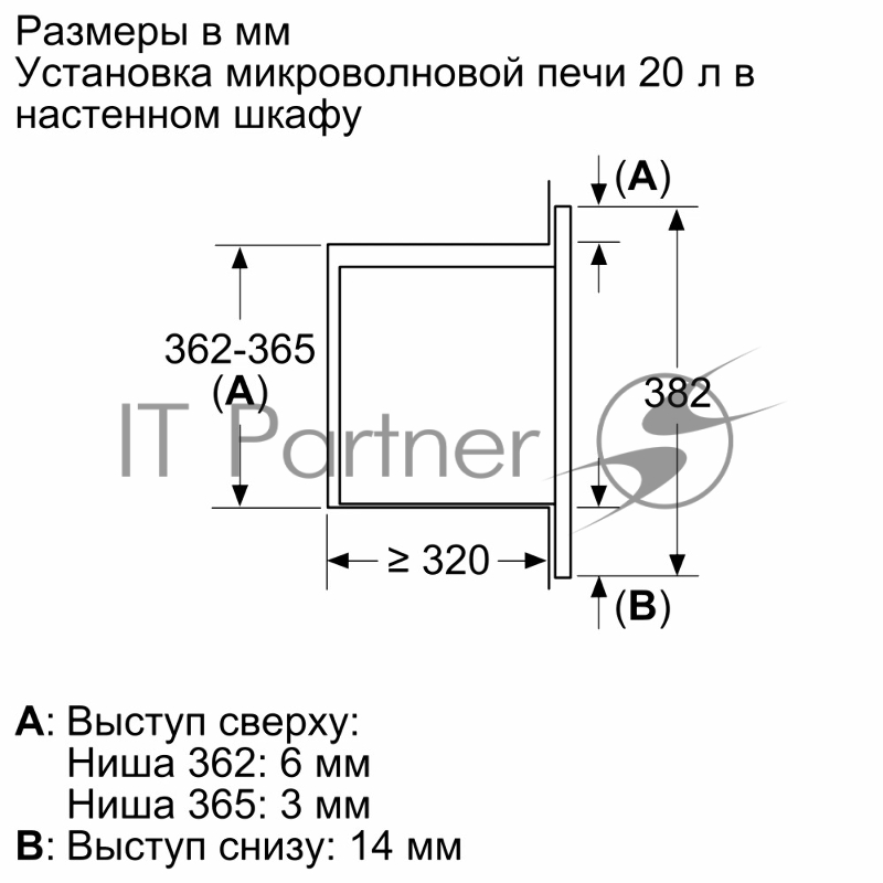 Микроволновая печь встраиваемая Bosch BEL623MB3