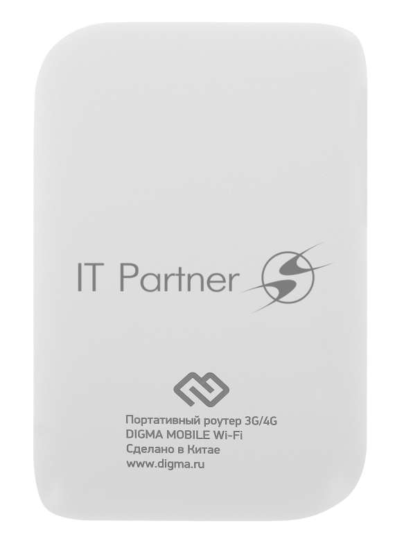 Модем 3G/4G Digma Mobile WiFi DMW1967 USB Wi-Fi Firewall +Router внешний белый