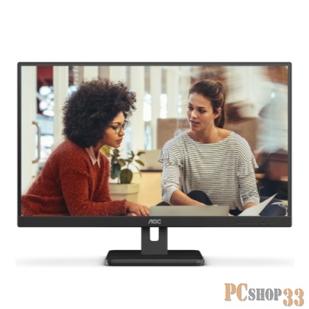 МОНИТОР 27 AOC 27E3UM Black (VA, 1920x1080, 75Hz, 4 ms, 178°/178°, 300 cd/m, 20M:1, +2xHDMI 1.4, +DisplayPort 1.2, MM)