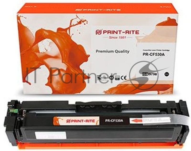 Картридж лазерный Print-Rite TFH930BPU1J PR-CF530A CF530A черный (1100стр.) для HP LJ M180n/M181fw