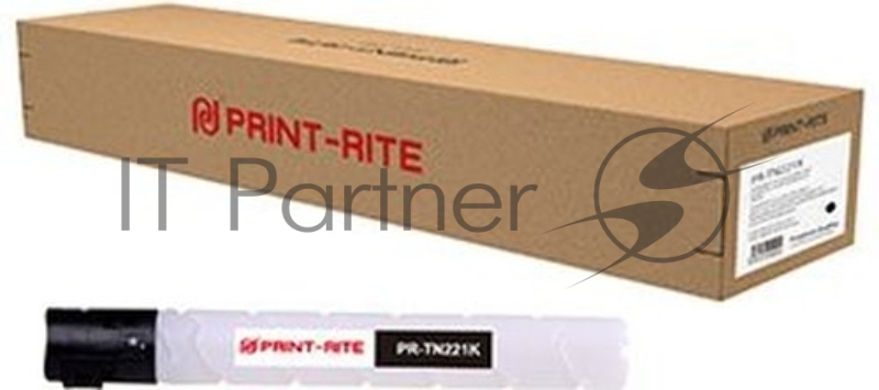 Картридж лазерный Print-Rite TFK668BPRJ PR-TN221K TN221K черный (24000стр.) для Konica Minolta bizhub C227/C287
